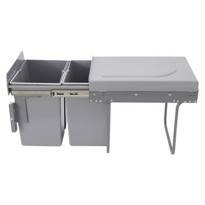 40L Pullout Recycling Garbage Trash Can