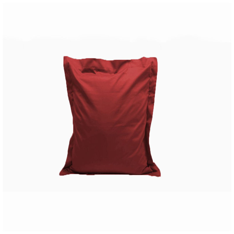 400TC Sateen Solid Cotton Euro Sham, 28"H x 28"W, Burgundy