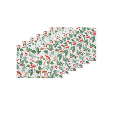 Mushroom Meadow Placemat S/6