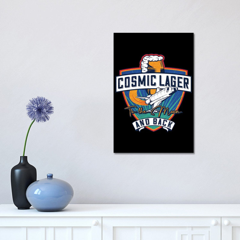 Cosmos VI 1 Piece Wrapped Canvas Wall Art, 30.48 cm H x 45.72 cm W
