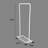 Karly 28.74'' Rolling Clothes Rack-403435801