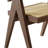 Solid wood dining chair comfortable back
