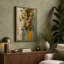 Yellow Blooms in Gold Botanical - Wrapped Canvas-894839724-894839727