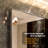 40x30inch Silver Rectangular Wall-mounted Beveled Bathroom Mirror,Square Metal Frame  Mirrors