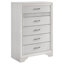 Ensemble de chambre à coucher simple 5 pièces Annie White-1522856927-1522856913