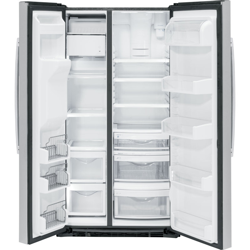 35.75" Counter Depth Side by Side 21.9 cu. ft. Refrigerator with Fingerprint Resistant Finish