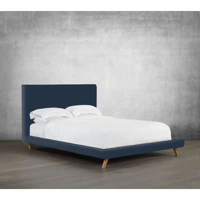 Lit plateforme tapissier Brownell