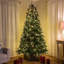 Arbre de Noël artificiel pin pré-éclairé Real Touch Elite Breckenridge - DEL bicolore-109395141
