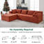 Ensemble de canapé 105 pièces 2 pièces Cloud, canapé modulaire rembourré et minimaliste moderne en L-2058015475