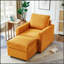 Confortable fauteuil club rembourré en tissu pour la détente et le style, parfait pour les salons modernes et les coins confortables.-191722482