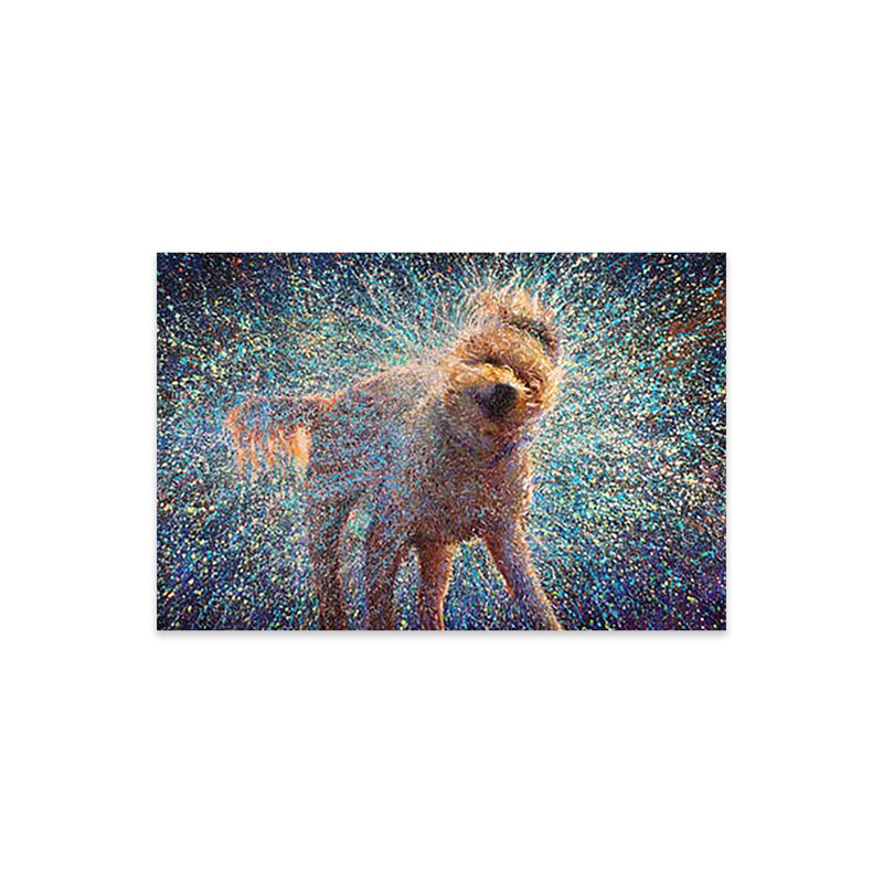 " Canis Rufus " by Iris Scott, 16" H x 24" W x 0.25" D