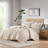 3 PCS Poly Gauze Quilt Set-124094437