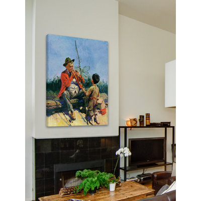 Ligne de pêche Tangled «Meade Prince», reproduction sur toile tendue