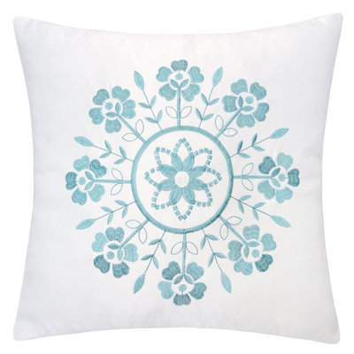 Briyanna Embroidered Throw Pillow