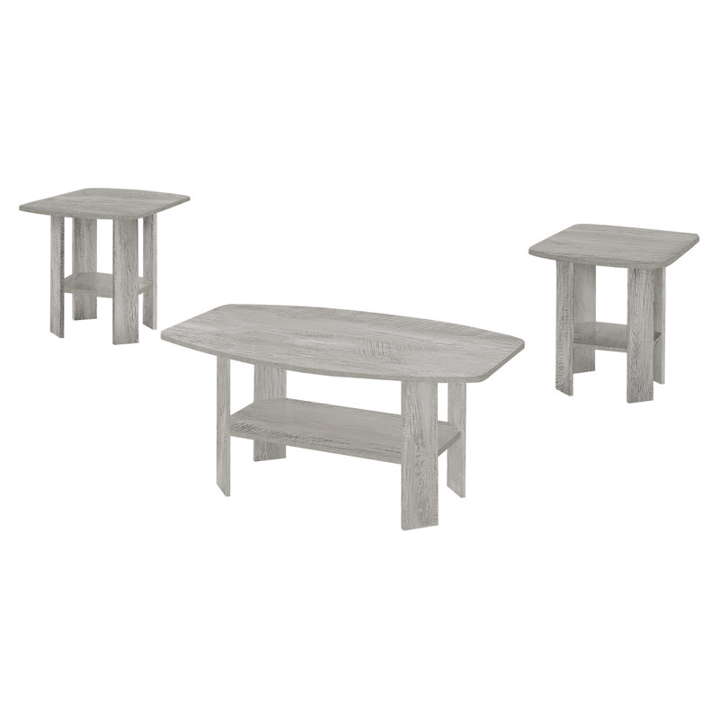 Grey Laminate Accent Table For Living Room Use: Coffee, End & Side Tables Elegant Family Decoration: