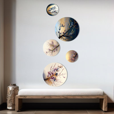 Plants & Flowers Wall Decor on Metal