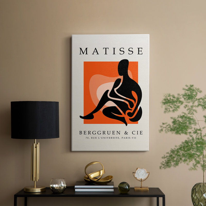 Matisse Cxxxv, reproduction encadrée - galerie Cavas, H 12 po x l 8 po