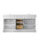 Currahee 72'' Free-standing Double Bathroom Vanity with Engineered Stone Vanity Top