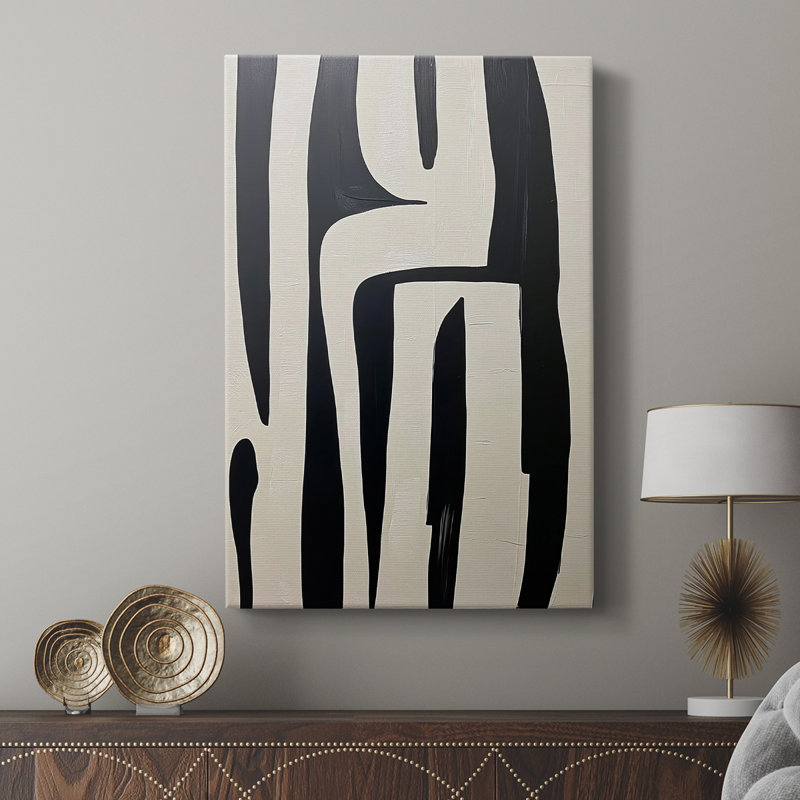 ABSTRACT Series DCXLV - Cavas de galerie sur mesure, H 36 po x l 24 po