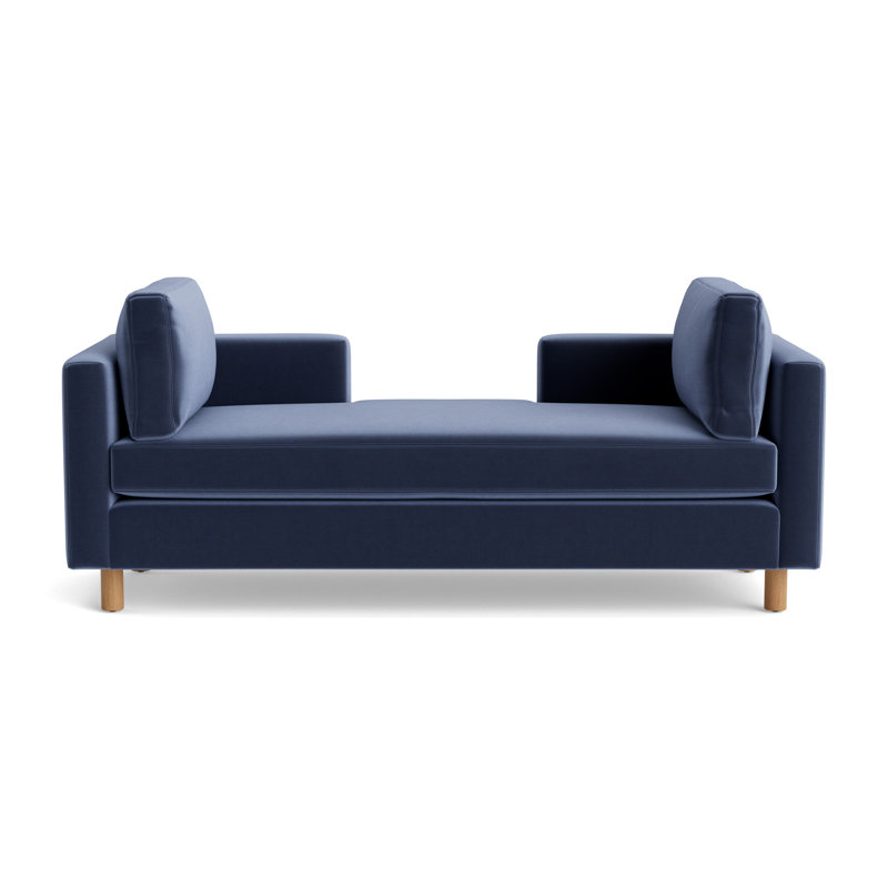 Hunter Lounge, Performance Velvet - Indigo, Natural
