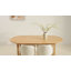 Table de salle à manger ovale en bois à double piédestal-768531197-768531205