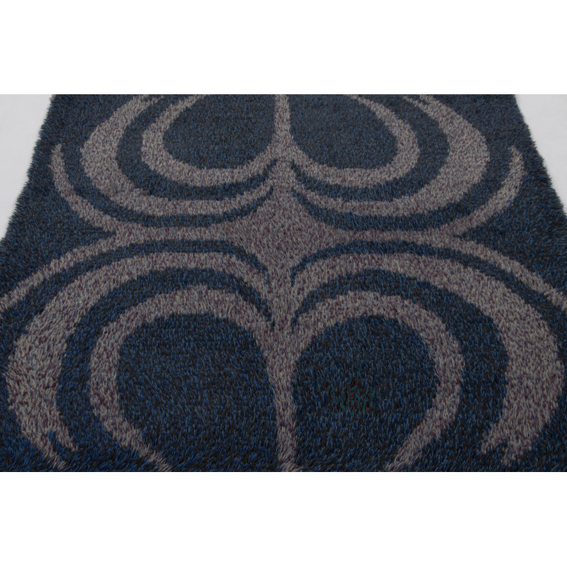 Scandinavian One-of-a-Kind 4'8x6'6 Hand Knotted Area Rug