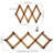 Amandra Solid Wood 10 - Hook Wall Mounted Coat Rack