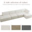 Ensemble de canapé modulaire rembourré en velours côtelé avec repose-pieds Berlare-1859699553-1864601053