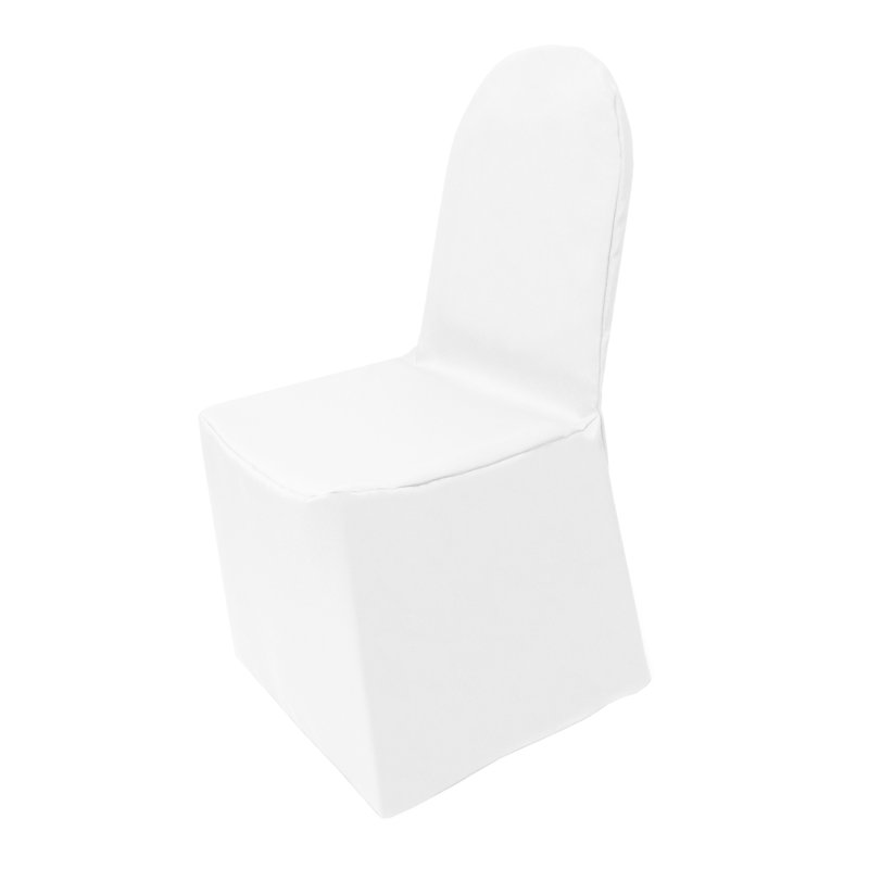 Housse pour chaise de salle à manger, Blanc