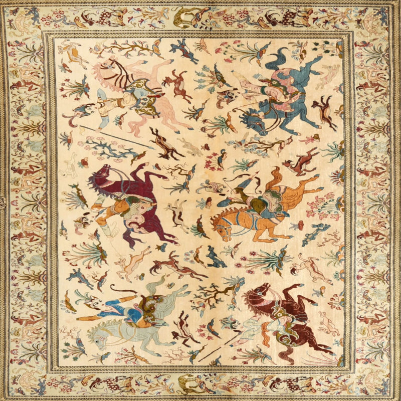 Elyssa Oriental Indoor Rug, Round 7'