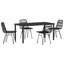 5 Piece Garden Dining Set Poly Rattan-1952444365-1952444370