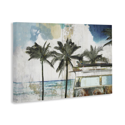 Beach Day Retro Vacation Canvas, design by Sasha