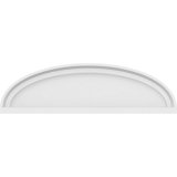 Elliptical Smooth Signature Urethane Combination Pediment, Primed Tan