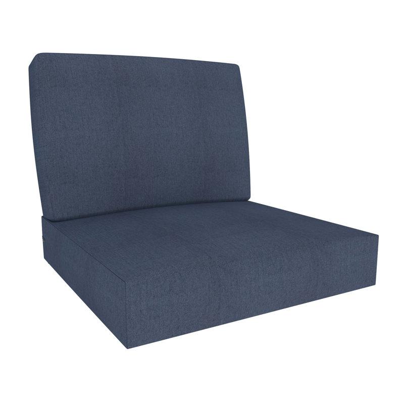 Coussin d'extérieur 28,5 po Sunbrella®, Marine, 5" H x 25.5" W x 25.5" D