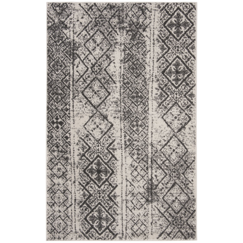 Finney Performance Geometric Rug, Rectangle 4' x 6'