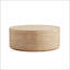 Table basse ronde de 31,5 po avec motif Mars, sans assemblage requis, parfaite pour le décor d'un salon ou d'un appartement-131256887