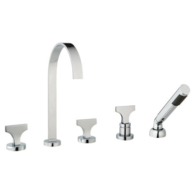 Spring Tub Filler with Diverter