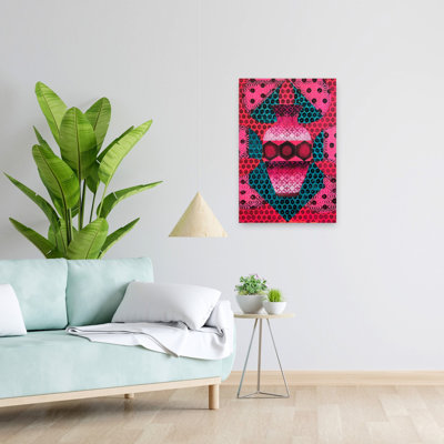 Contemporary Art Abstract Geometric Contemporary Wall Art by David Galan - Wrapped Canvas Print
