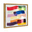 Oliver Gal Hues Entwined II Abstract - Hand-Applied Glass Coat Framed Canvas Art-1912365117-1912365119