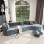Boneless 132" Modern Modular Sectional Sofa-229344946