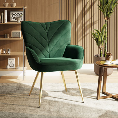 Chaise d'appoint moelleuse en laine d'agneau