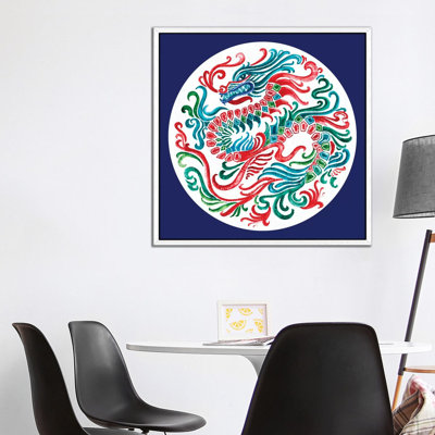 Flying Dragon by Eva Watts - Painting on Canvas