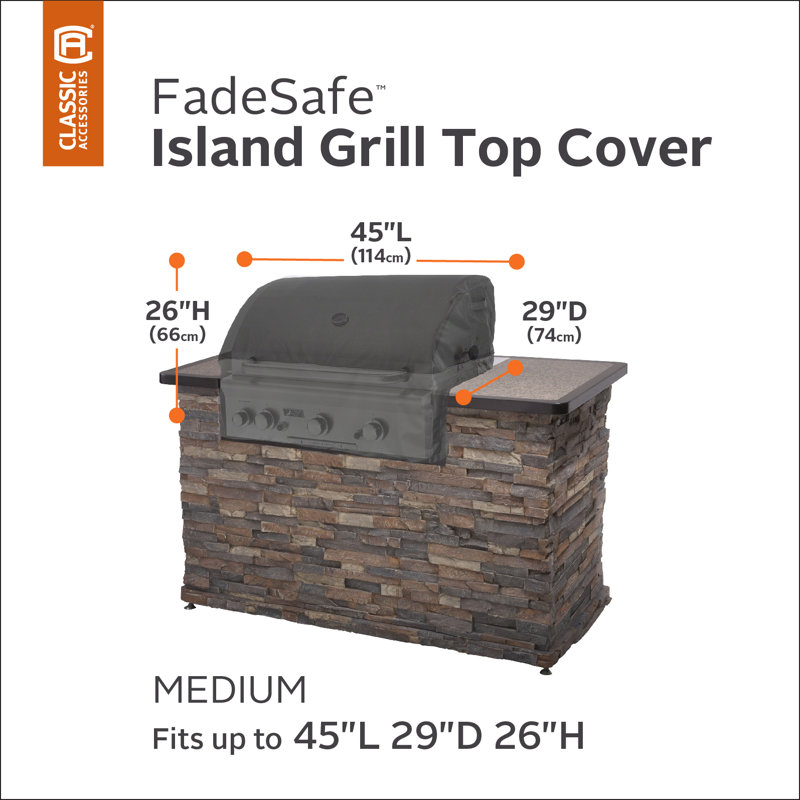  construit Dans La Couverture Supérieure De Gril De Patio Veranda FadeSafe