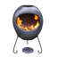 Round Clay Smokeless Chimnea-13645177-13645179