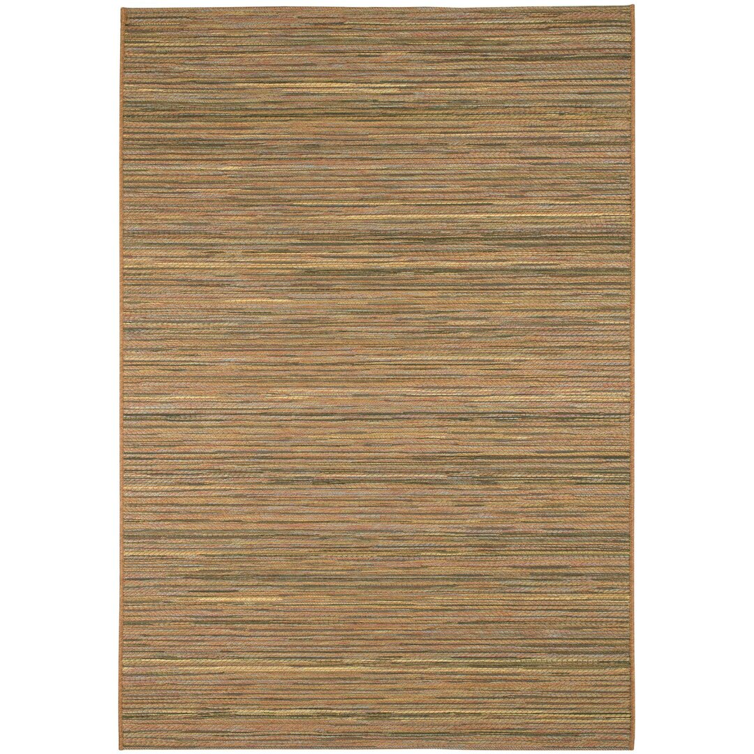 Flachgewebe-Teppich Norie in Beige