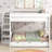 Bunk Bed with Convertible Bottom Bed-1488748579