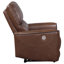 Fauteuil inclinable électrique brun Saddle