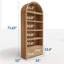 182cm H x 78.7cm W Bookcase-1516863314