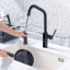 Robinet de cuisine à poignée simple 21,46 po-133087451