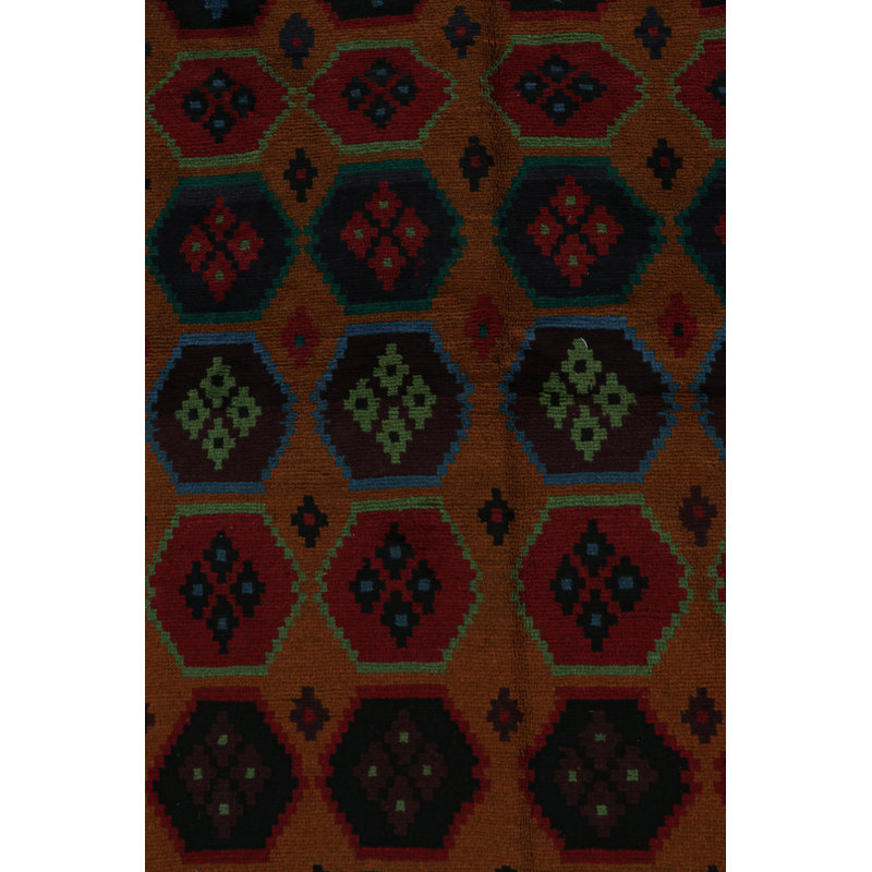 One-of-a-Kind Rectangle 6’1” x 8’ Hand Knotted Area Rug